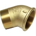 Maestrini Brass Compact 45 Degree Elbow (2-1/2" BSPT Male/BSP Female)