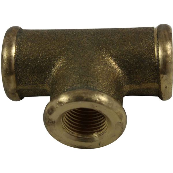 Maestrini Brass Equal Tee Fitting (Female Ports / 1/8" BSP)