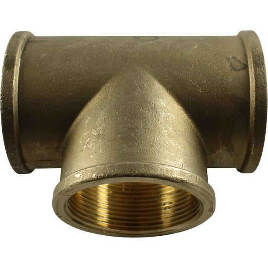 Maestrini Brass Equal Tee Fitting (Female Ports / 2" BSP)