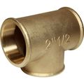 Maestrini Brass Equal Tee Fitting (Female Ports / 2-1/2" BSP)