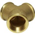 Maestrini Brass Equal Y Fitting (Female Ports / 1-1/2" BSP)