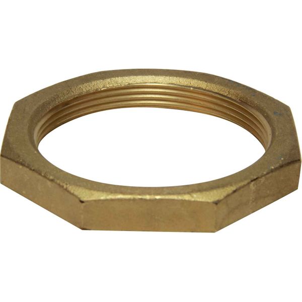 Maestrini Brass Hexagonal Lock Nut (4" BSP Female)