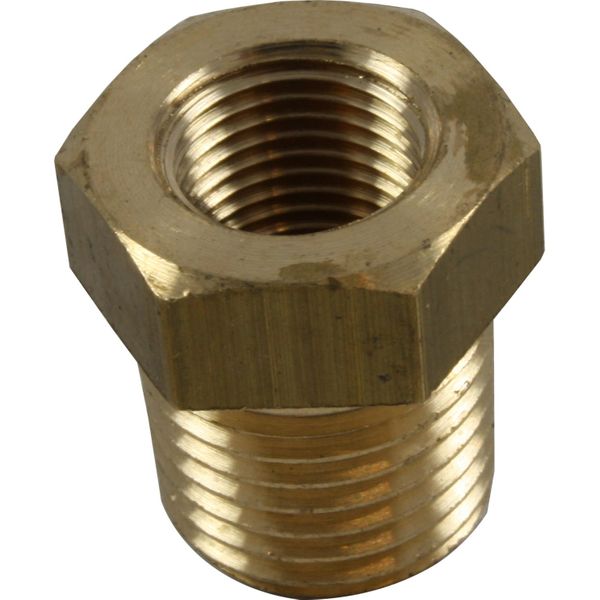 Maestrini Brass Reducing Bush (1/4" BSPT Male to 1/8" BSP Female)