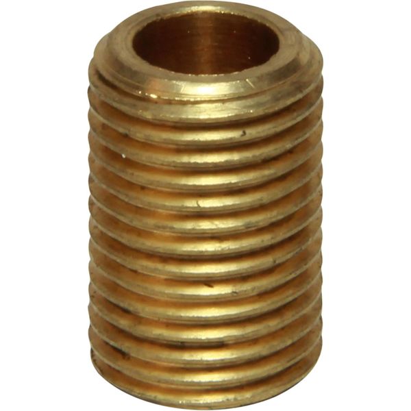 Maestrini Brass Equal Running Nipple (1/4" BSP / 20mm Long)