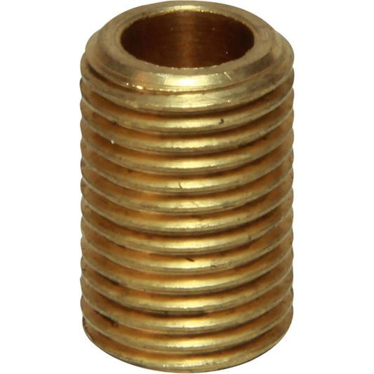 Maestrini Brass Equal Running Nipple (1/4" BSP / 20mm Long)