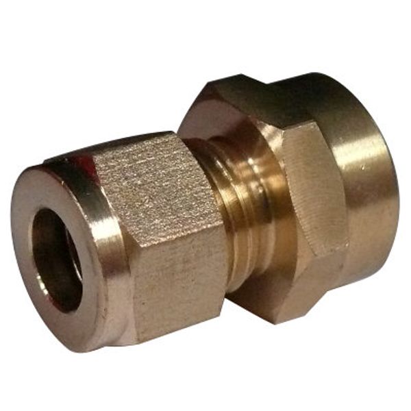 AG Female Compression Coupling (1/4" BSPP to 3/8" Compression)