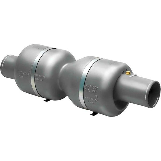 Vetus MV100 Plastic Exhaust Muffler with Check Valve (102mm Diameter)