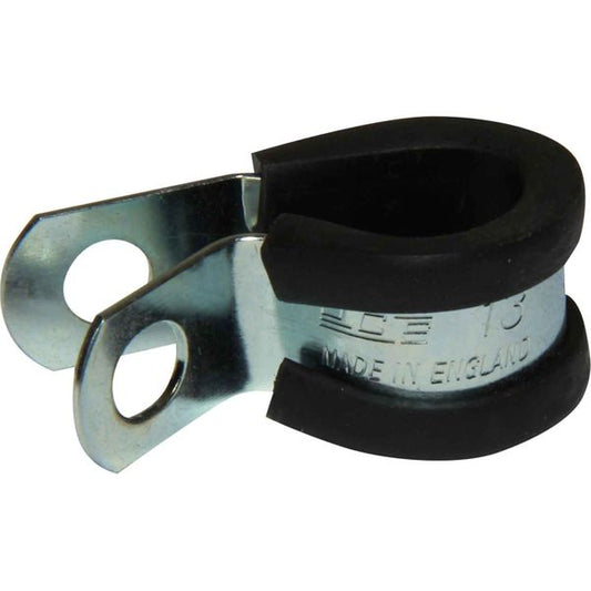 AG Zinc Rubber Lined P Clips (13mm / Pack of 10)