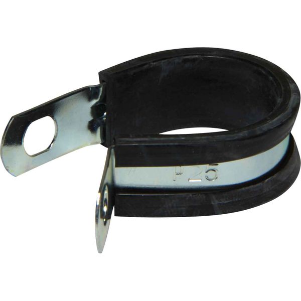 AG Zinc Rubber Lined P Clips (25mm / Pack of 5)