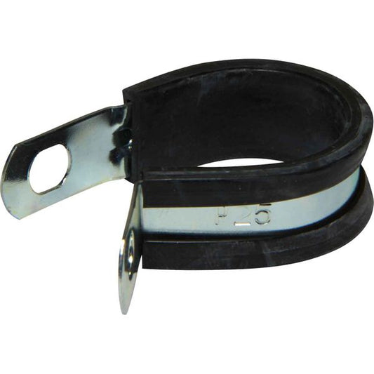 AG Zinc Rubber Lined P Clips (25mm / Pack of 5)