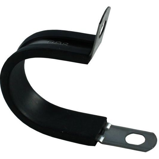 AG Stainless Steel Rubber Lined P Clips (28mm / Pack of 5)