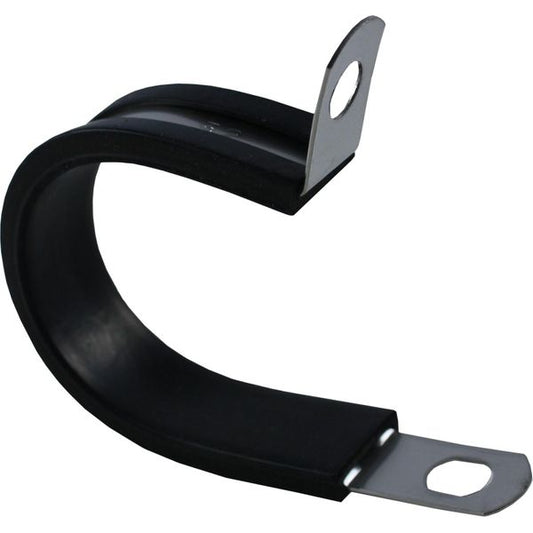 AG Stainless Steel Rubber Lined P Clip (32mm / Sold Singularly)
