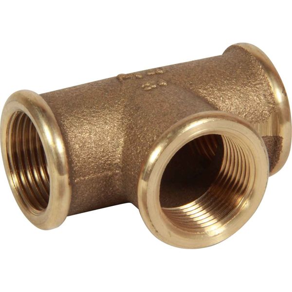 Maestrini Bronze Equal Tee Fitting (Female Ports / 3/4" BSP)