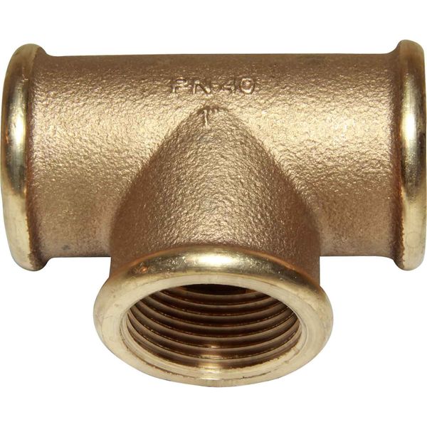 Maestrini Bronze Equal Tee Fitting (Female Ports / 1" BSP)