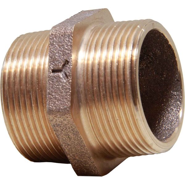 Maestrini Bronze Equal Nipple (Male Thread / 1-1/2" BSPT)