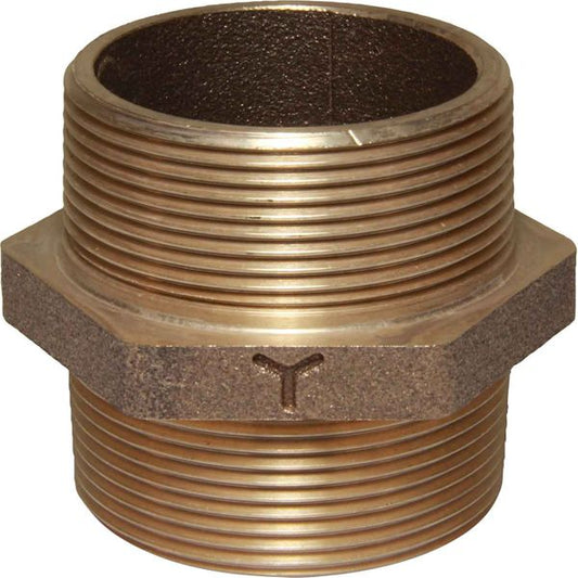 Maestrini Bronze Equal Nipple (Male Thread / 2-1/2" BSPT)