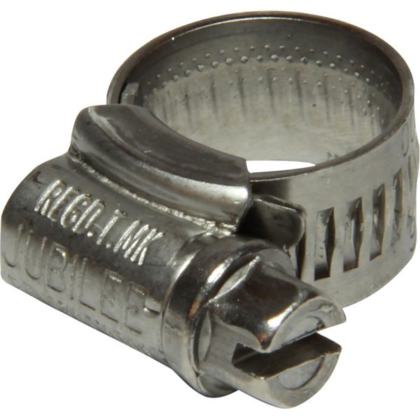 Jubilee Stainless Steel 316 Hose Clip (9.5mm - 12mm Hose Diameter)