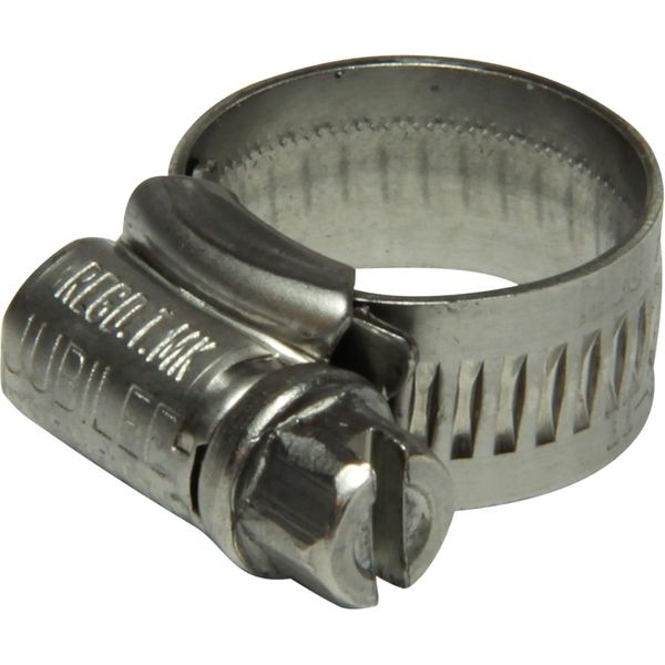 Jubilee Stainless Steel 316 Hose Clip (11mm - 16mm Hose Diameter)