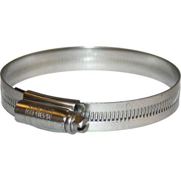 Jubilee Stainless Steel 316 Hose Clip (60mm - 80mm Hose Diameter)