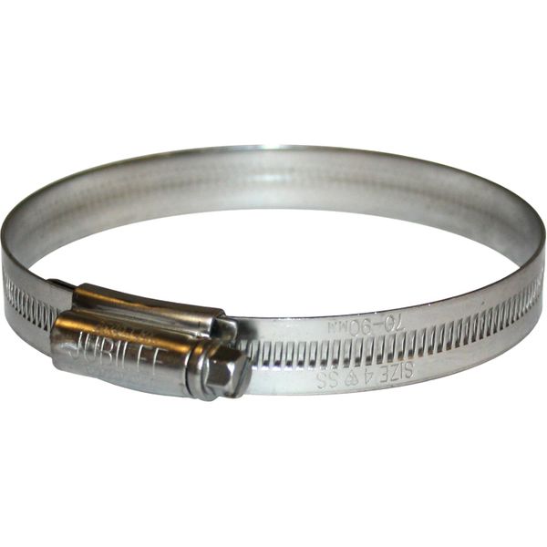 Jubilee Stainless Steel 316 Hose Clip (70mm - 90mm Hose Diameter)