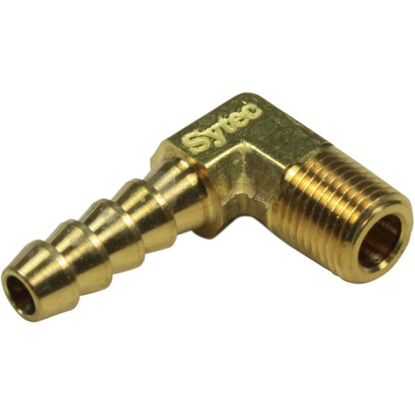 Seaflow Brass 90 Degree Hose Tail (1/8" NPT Male to 6mm Hose)