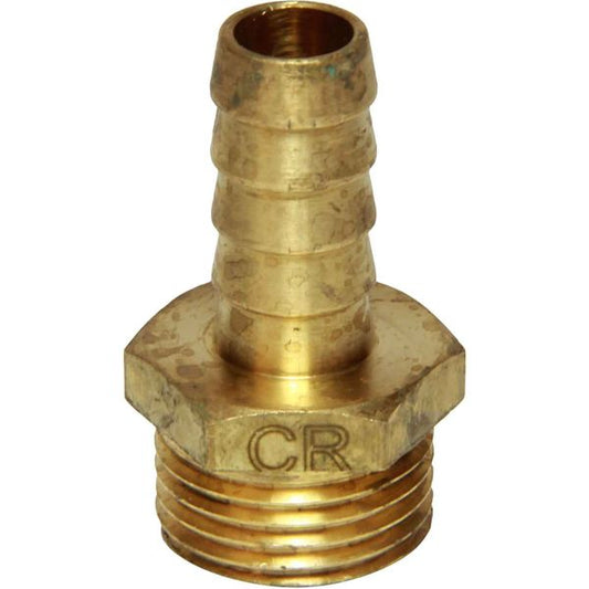 Maestrini DZR Straight Hose Tail (1/2" BSP Male to 12mm Hose)