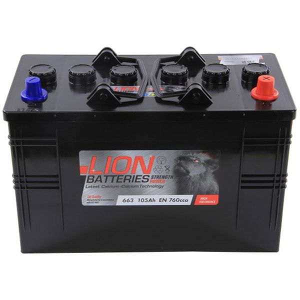 Lion Commercial Battery 663 (105Ah / Flooded Lead Acid) – All About Boats
