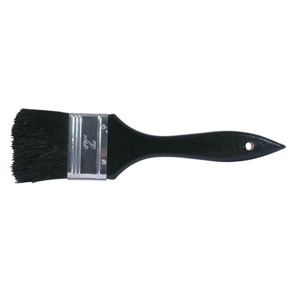 2" Boat Paint Brush (Black Bristles / Black Wooden Handle)