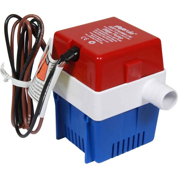 Rule 20F 800 Submersible Bilge Pump (12V / 50 LPM / 19mm Hose)