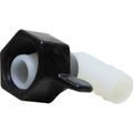 SHURflo 90 Degree Wing Nut Fitting 1/2" NPT Female to 13mm ID Hose