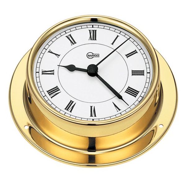 Barigo Clock in Brass 85mm Dial (110mm x 32mm)