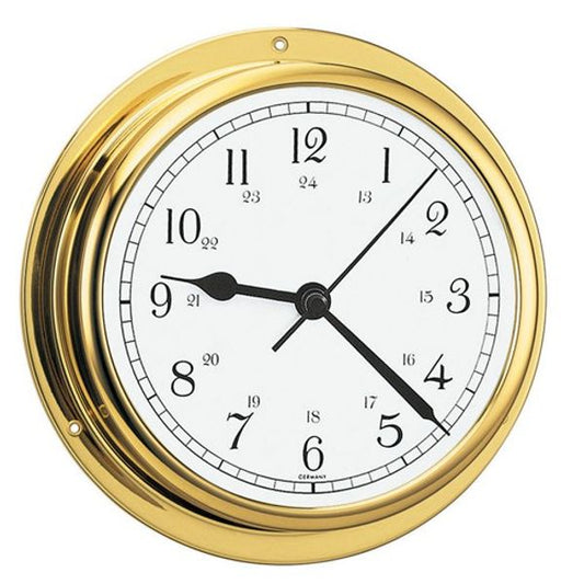 Barigo Clock in Brass 130mm Dial (155mm x 35mm)