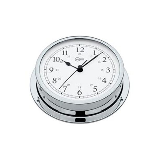 Barigo Clock in Chrome 130mm Dial (155mm x 35mm)
