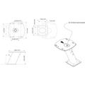 Scanstrut APT-F-250-01 Aluminium PowerTower Mount (Forward / 250mm)
