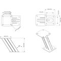 Scanstrut APT-F-250-02 Aluminium PowerTower Mount (Forward / 250mm)