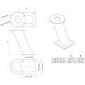 Scanstrut CAM-PT-150-02 Camera Mount for Aluminium PowerTower (150mm)