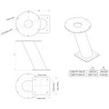 Scanstrut CAM-PT-300-03 Camera Mount for Aluminium PowerTower (300mm)