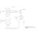 Scanstrut LMM-2 Mast-Leveller Radar Mount (Furuno)