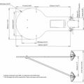 Scanstrut M92698 Mast Mount for Raymarine Radars RD424 & RD424HD