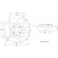 Scanstrut SC30 Satcom Antenna Mount for KVH Intellian Raymarine Cobham