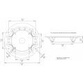 Scanstrut SC35 Satcom Antenna Mount for KVH Intellian Raymarine SeaTel