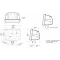 Scanstrut SPR-7-RM ScanPod Rail Pod for Displays Up To 7" (Raymarine)