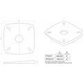 Scanstrut SPT2010 Base Wedge for SS PowerTower Radar Mount (4 Degrees)