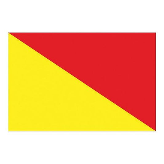 Flag International Code Signal O (30 x 45cm)