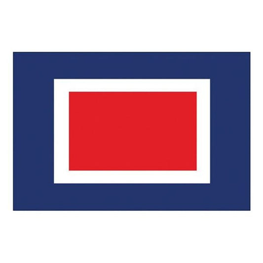 Flag International Code Signal W (30 x 45cm)