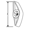 RWO Wingnut 8mm (x2)