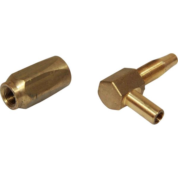 Seaflow End Fitting for 8mm Hydraulic Steering Hose (3/8" Spigot)