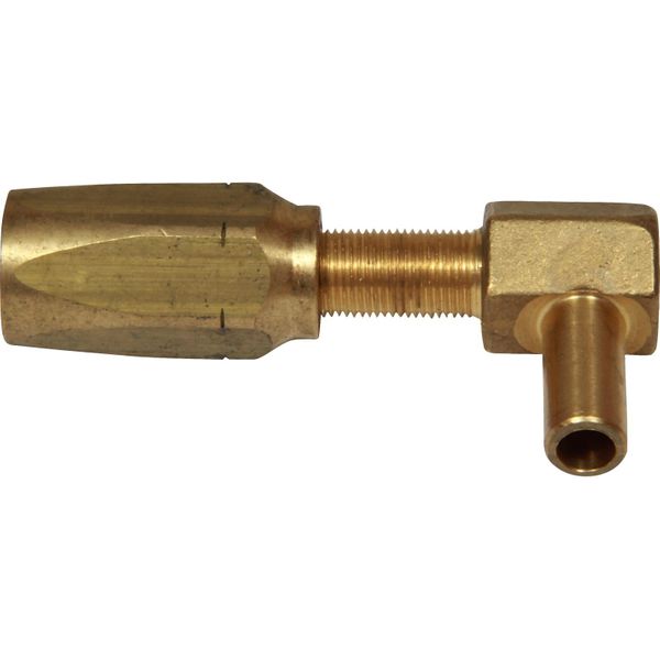 Seaflow End Fitting for 8mm Hydraulic Steering Hose (3/8" Spigot)