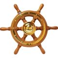 Stazo Type 01 Wooden Spoked Marine Steering Wheel (400mm)