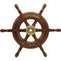 Osculati Wooden Spoked Steering Wheel (420mm)